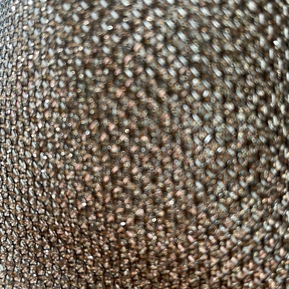 Sz9.5 White Mountain Gold Glitter Beachball wedge slides in GUC - Picture 10 of 11